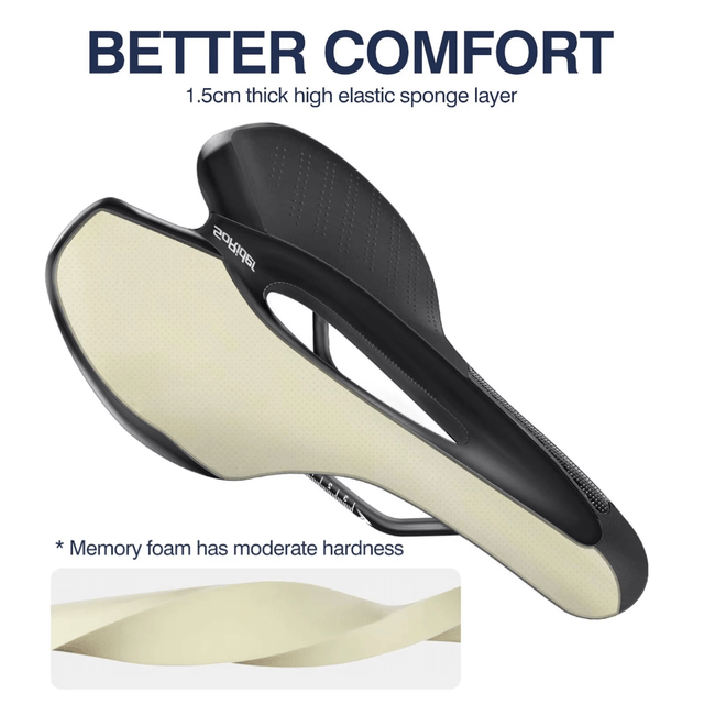 Bike Saddle With Led - Usb Rechargeble Ergonomic Pro Fit