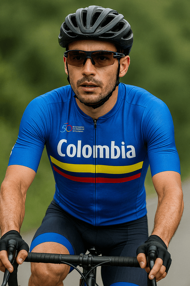 Colombia Cycling Kit Jersey | Colombian Bike Team Shirt | Summer Short Sleeve PRO FIT