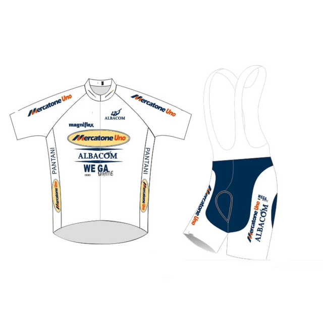 Pantani Cycling Kit Jersey | Mercatone Uno Bike Team Shirt | Summer Short Sleeve PRO FIT