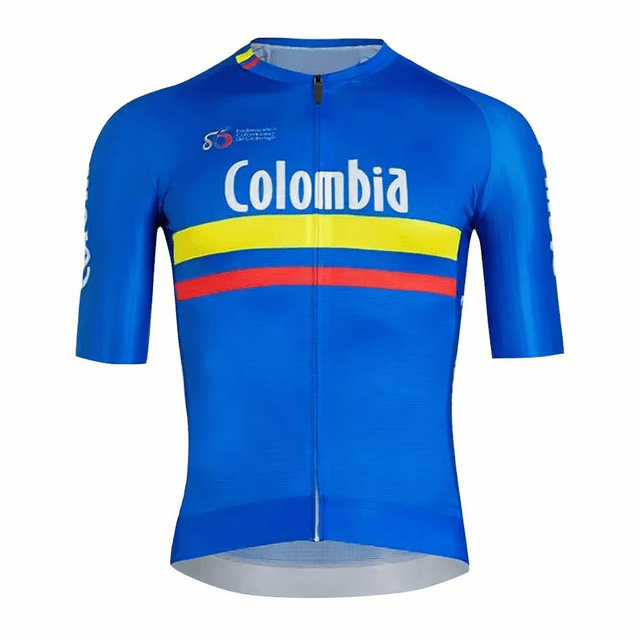 Colombia Cycling Kit Jersey | Colombian Bike Team Shirt | Summer Short Sleeve PRO FIT